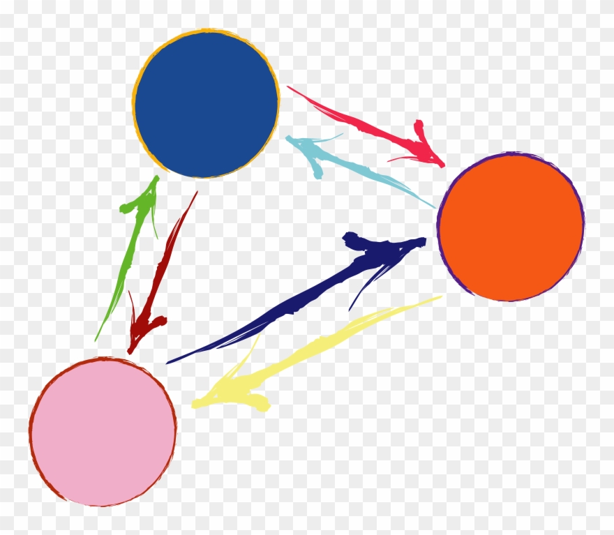 Learning To Use Pronouns - Group Interaction Clipart