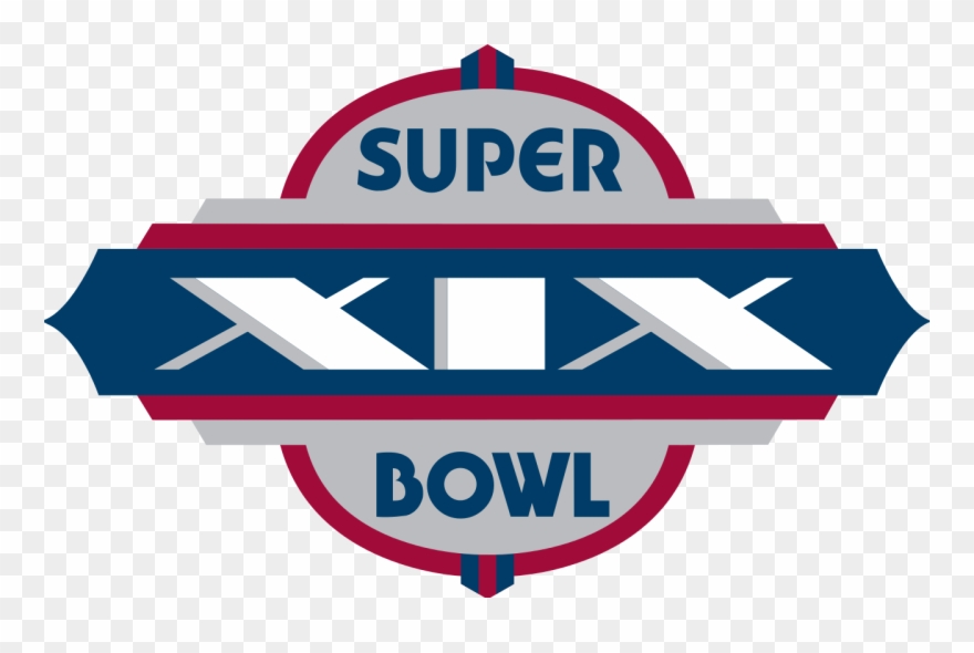 Super Bowl Xix Logo Clipart