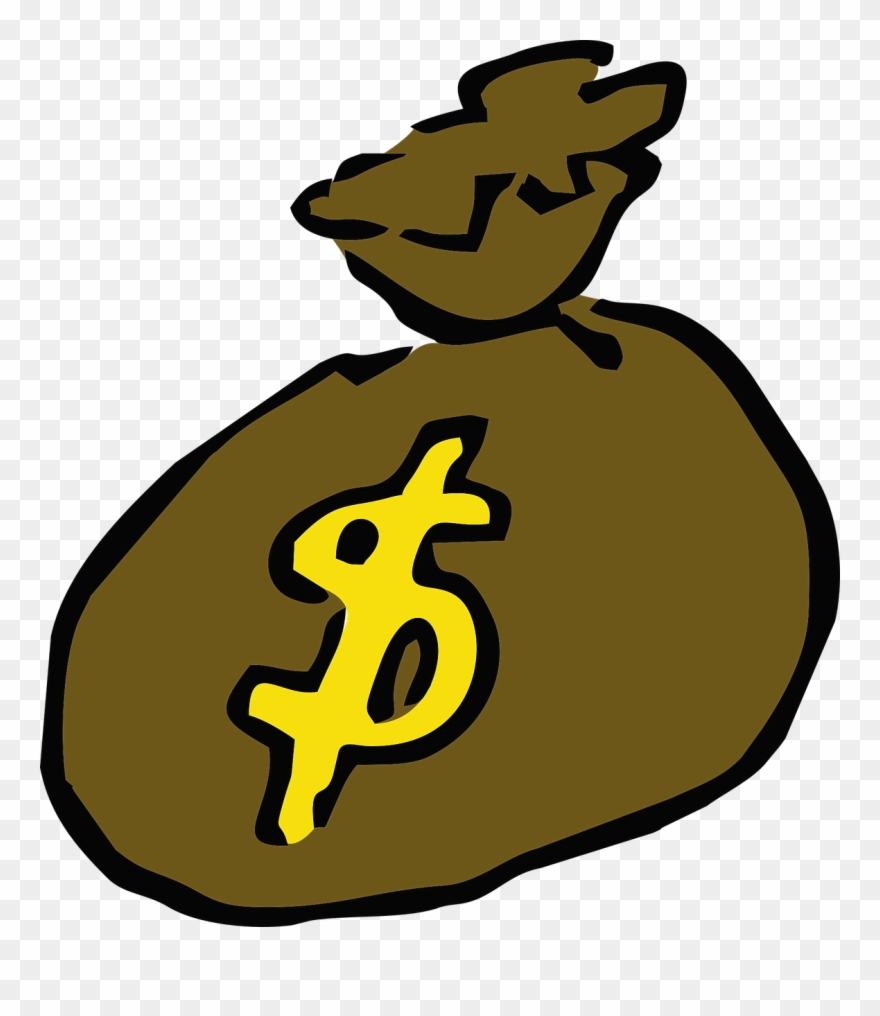Rich Png Photo - Money Bag Cartoon Transparent Clipart