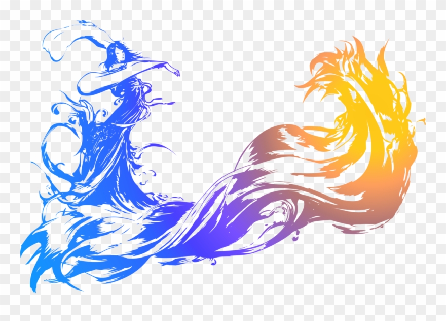 Feuille De Laurier Png - Final Fantasy Logo Background Clipart