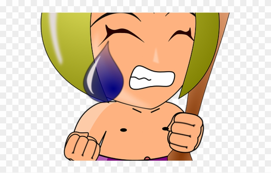 Crying Clipart Hurt Girl - Clip Art - Png Download