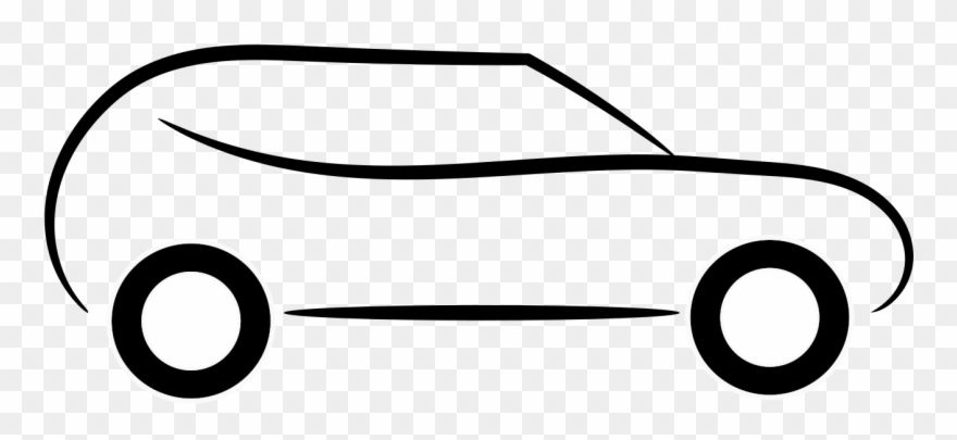 Banner Black And White Stock Icon Big Image Png - City Car Clipart