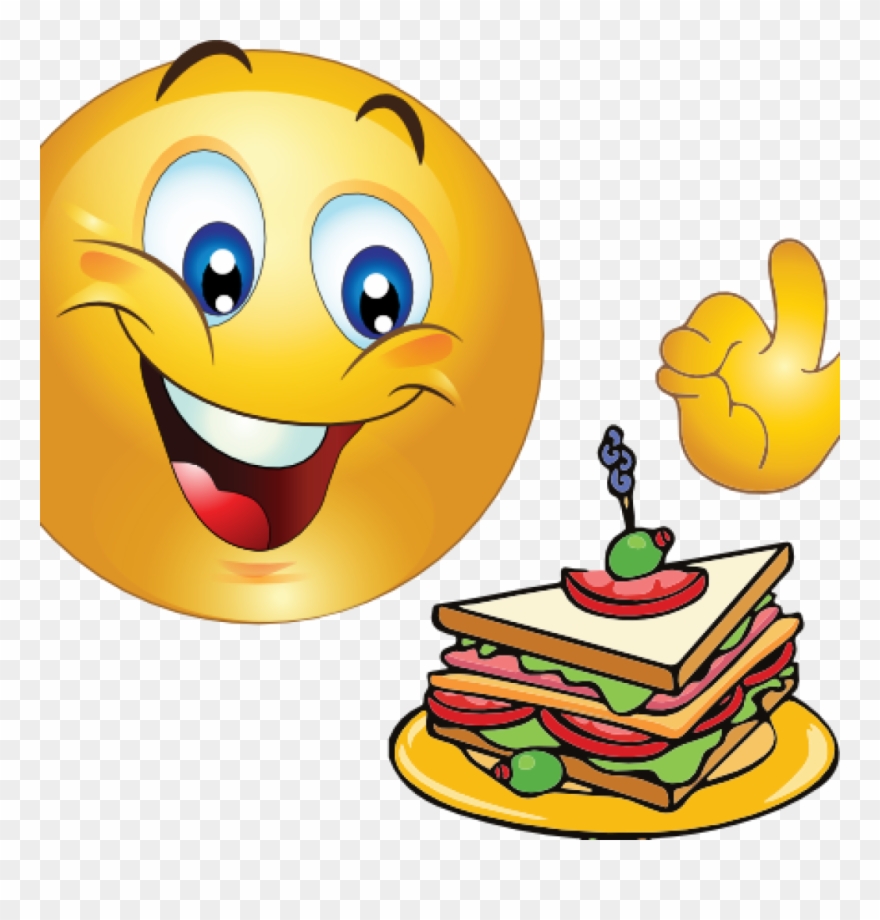 Free Smiley Clipart Delicious Clipart Delicious Smiley - Sandwich Clip Art - Png Download
