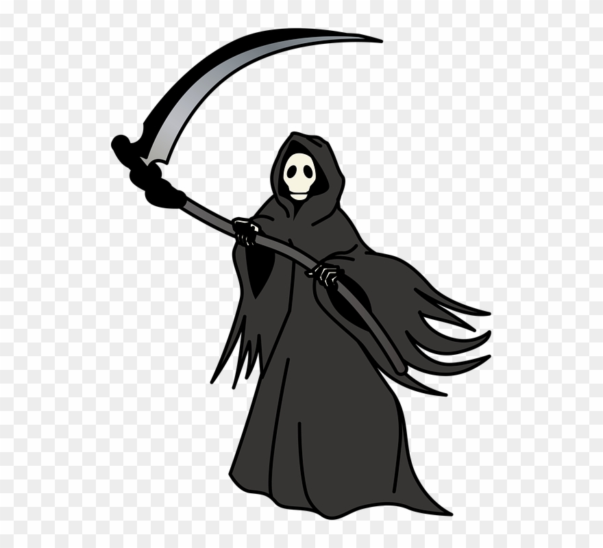 Death Png - Grim Reaper Cartoon Transparent Clipart
