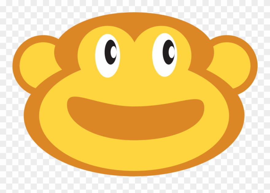 Smiley Emoticon Monkey Face - Clip Art - Png Download