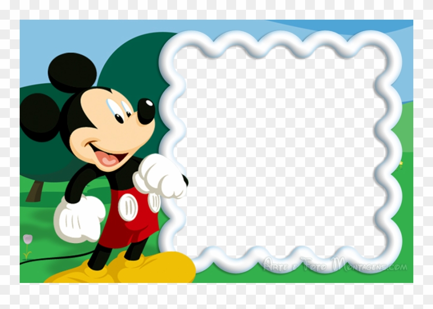 Molduras Para Foto - Mickey Clipart
