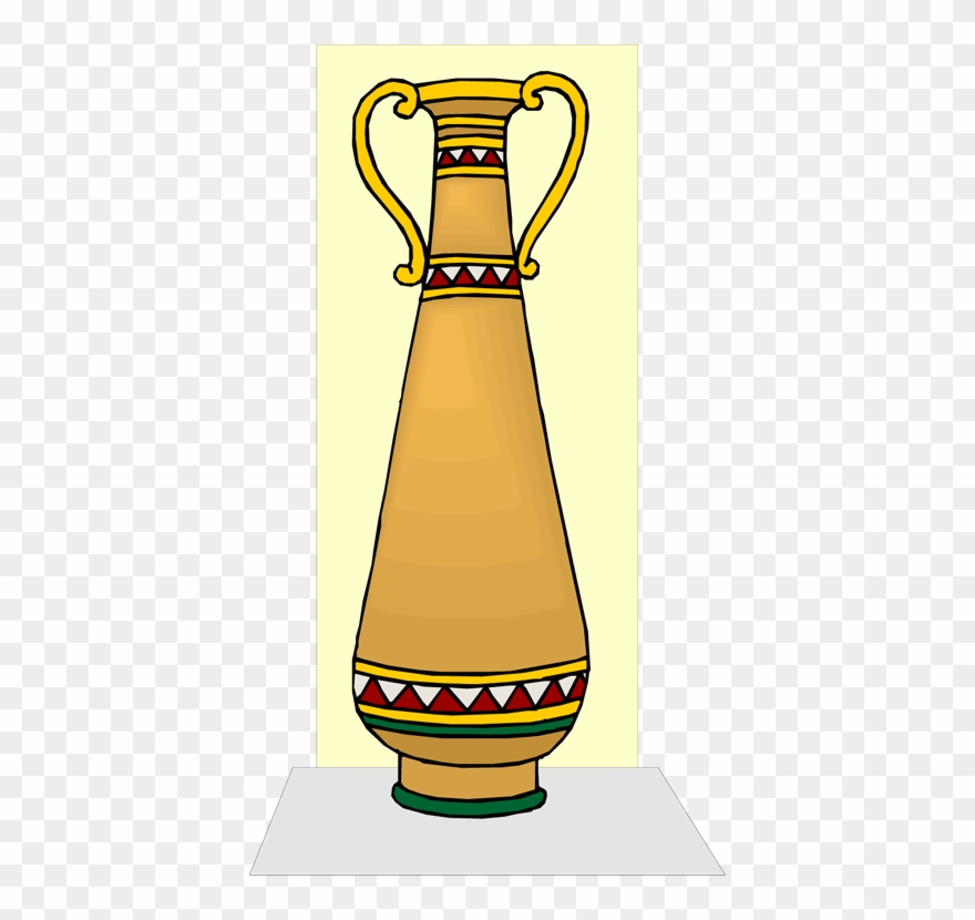 Gold Vase Image From Www - Openclipart - Png Download