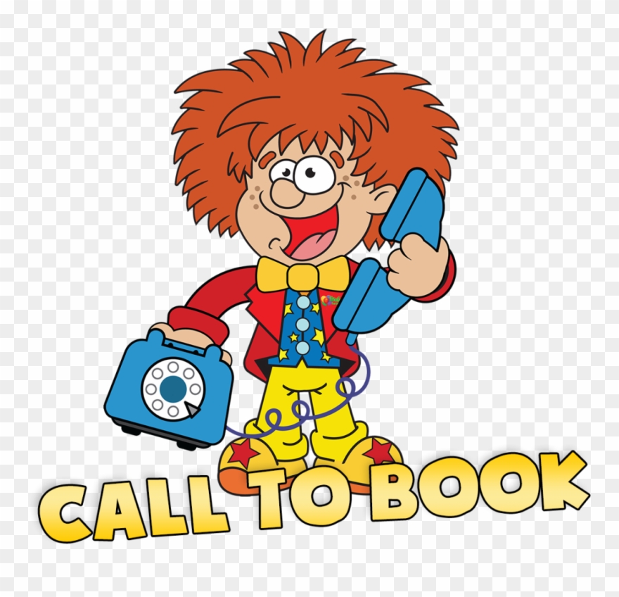 Call To Book A Childrens Party - Children's Party Clipart