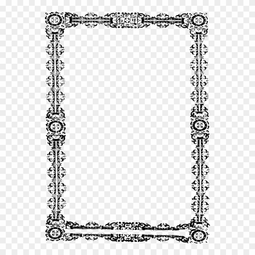 Borders And Frames Picture Frames Decorative Borders - Border For A Paper Clipart