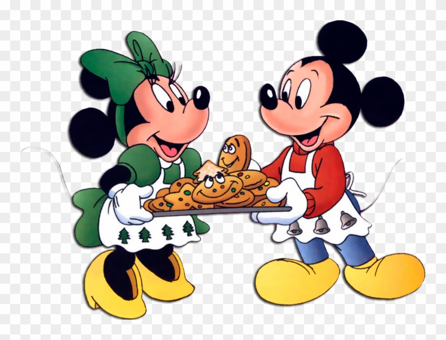 Mickey Mouse Eating Food Clipart