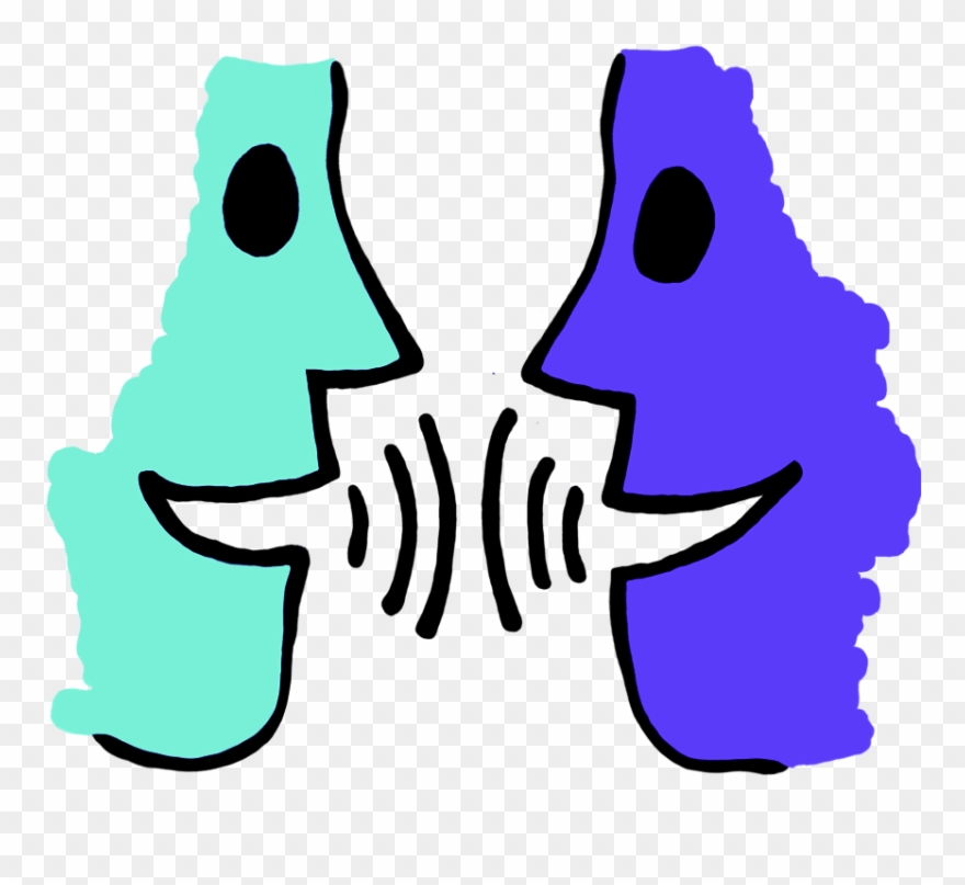 Fragmento Relacionado Con El Lenguaje "de La Laguna"de - Talking To Someone Clipart - Png Download