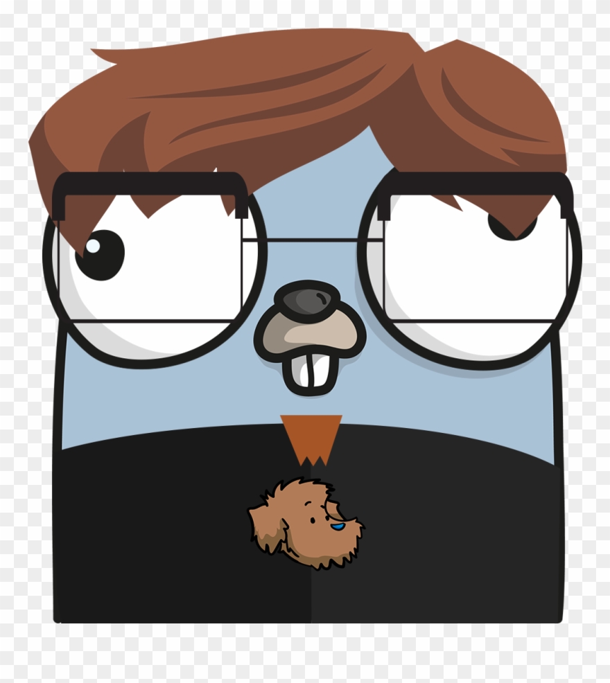 Blue Gopher - Go Clipart