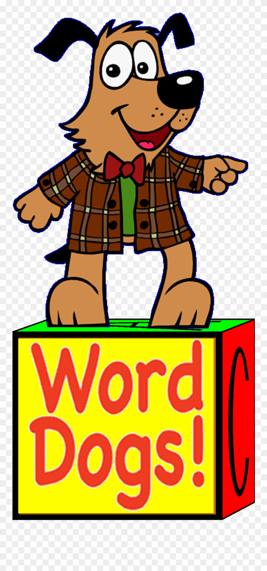 Wordy On Block Word Dog Sight Words Clipart (579765) PinClipart