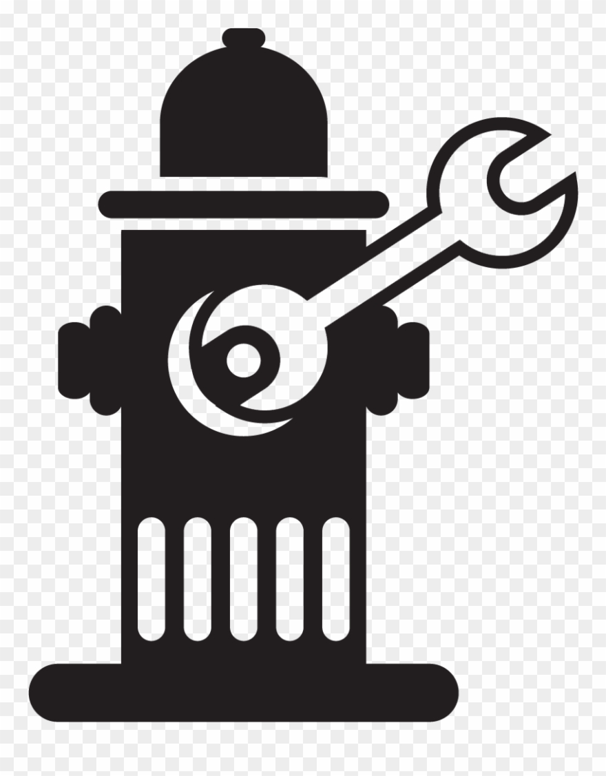 Fire Hydrant Computer Icons Valve Maintenance Clip - Fire Protection Maintenance Icon Black Hd - Png Download