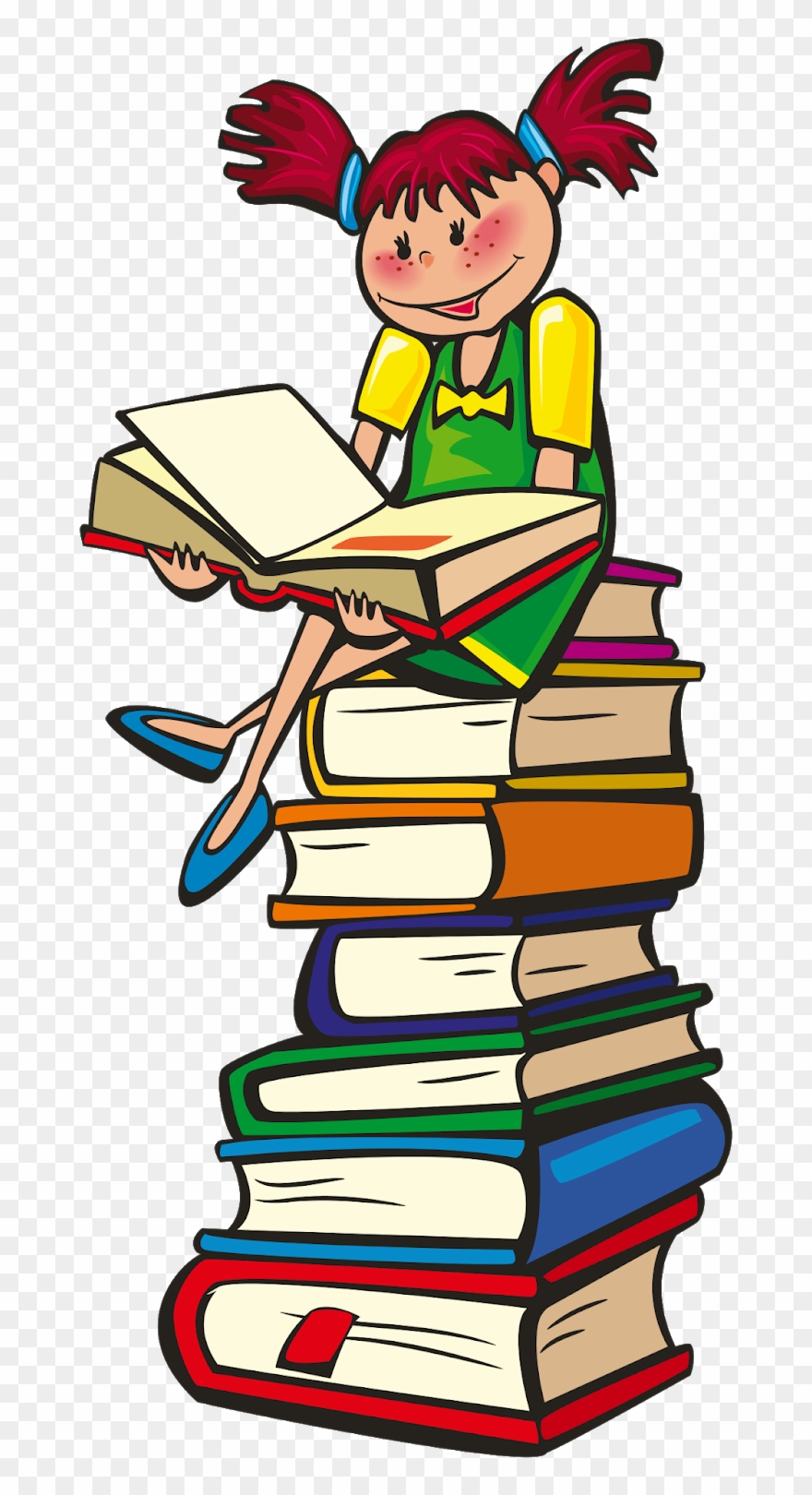 We Could Not Have Done It Without Your Help - Reading Clipart - Png Download