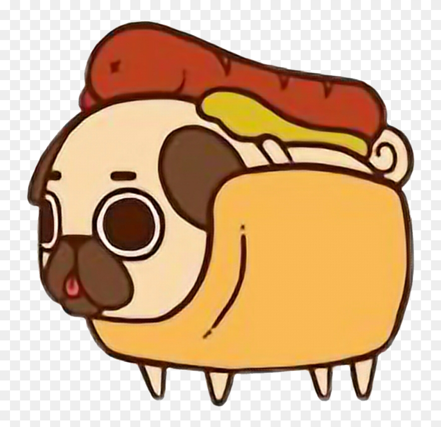 Kawaii Pug Png Image - Pug Kawaii Clipart