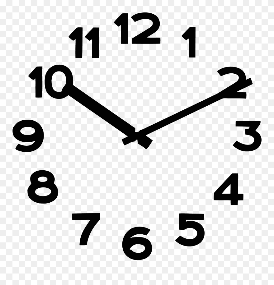 Png Clock Numbers Transparent Clipart