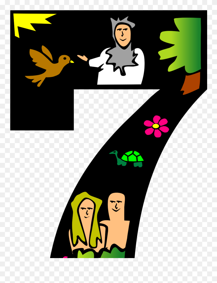 7 Days Of Creation Clipart