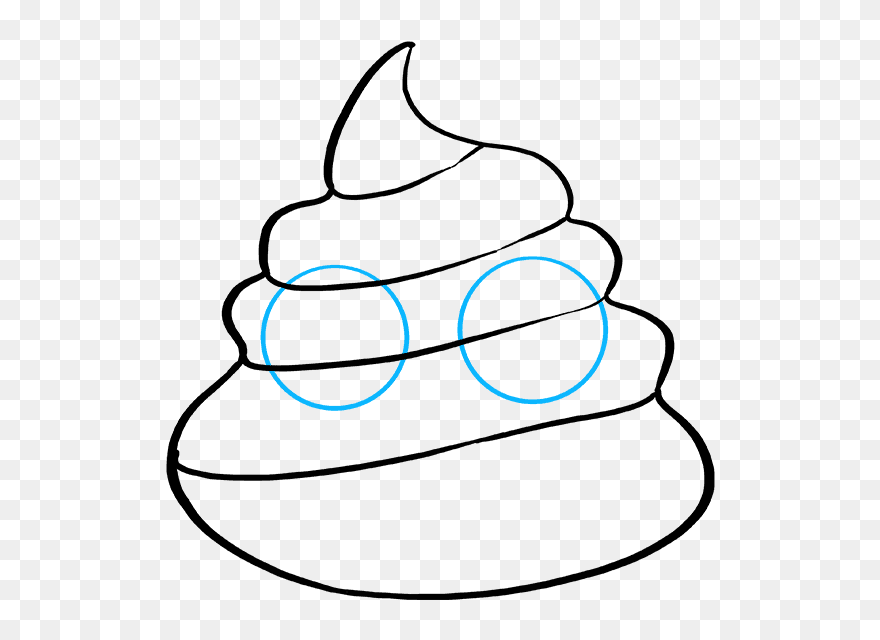 How To Draw Poop Emoji - Draw A Poop Emoji Clipart