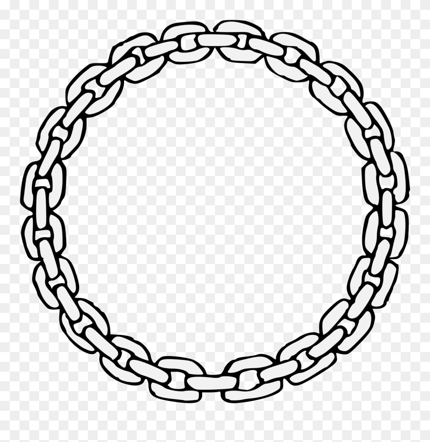 Download Free Png Download Annulet Of Chain - Art Deco Circle Border Clipart