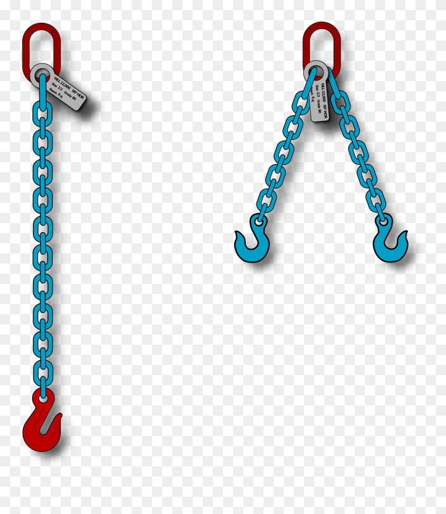 Lifting Chain Hook Extension Clipart