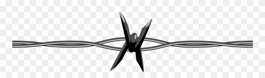 Barbed Wire Clip Art - Png Download