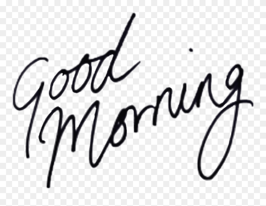 Good Morning Png - Good Morning Png Text Clipart
