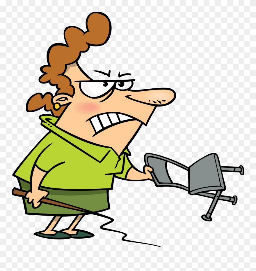 Transparent Guided Reading Group Clipart - Funny Boss Lady Cartoon - Png Download