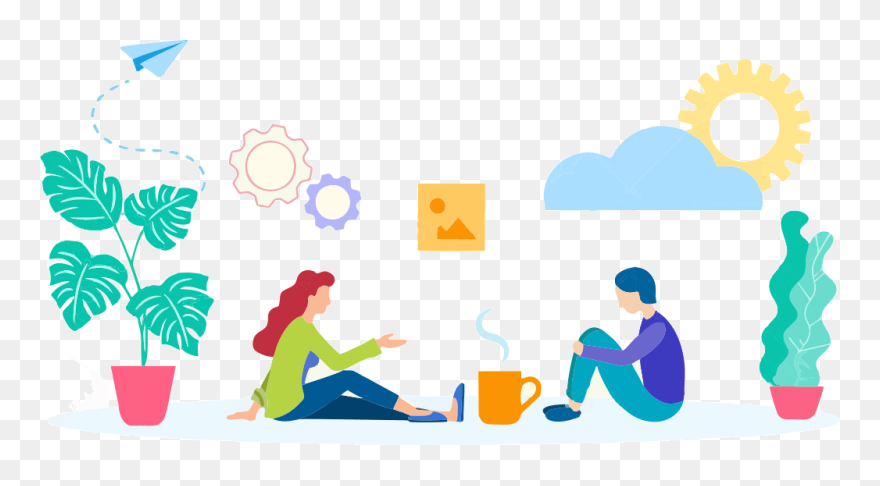 Everyone Deserves To Happy - Vector Image Psychological Counseling Clipart