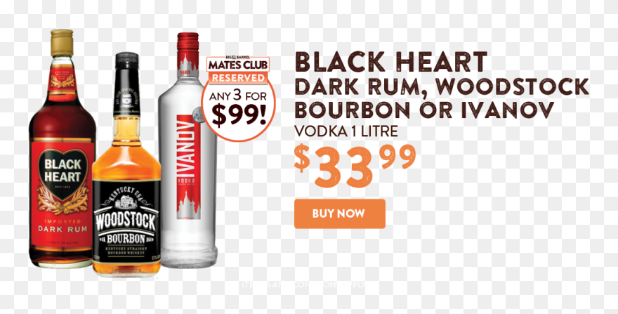 Black Heart Rum Clipart