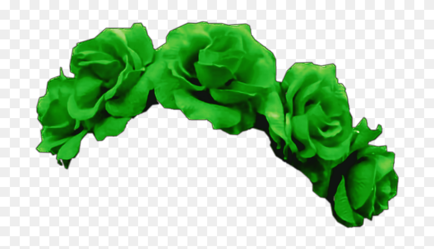 Green Flower Crown Clipart - Green Flower Crown Png Transparent Png