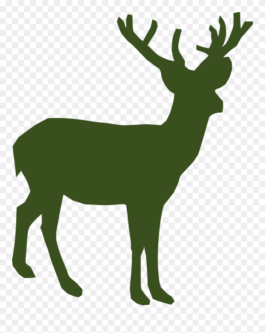 Transparent Rudolph Antlers Png - Transparent Deer Clipart