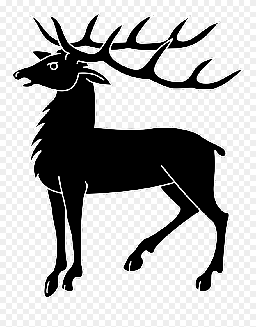 Deer Coat Of Arms Clipart
