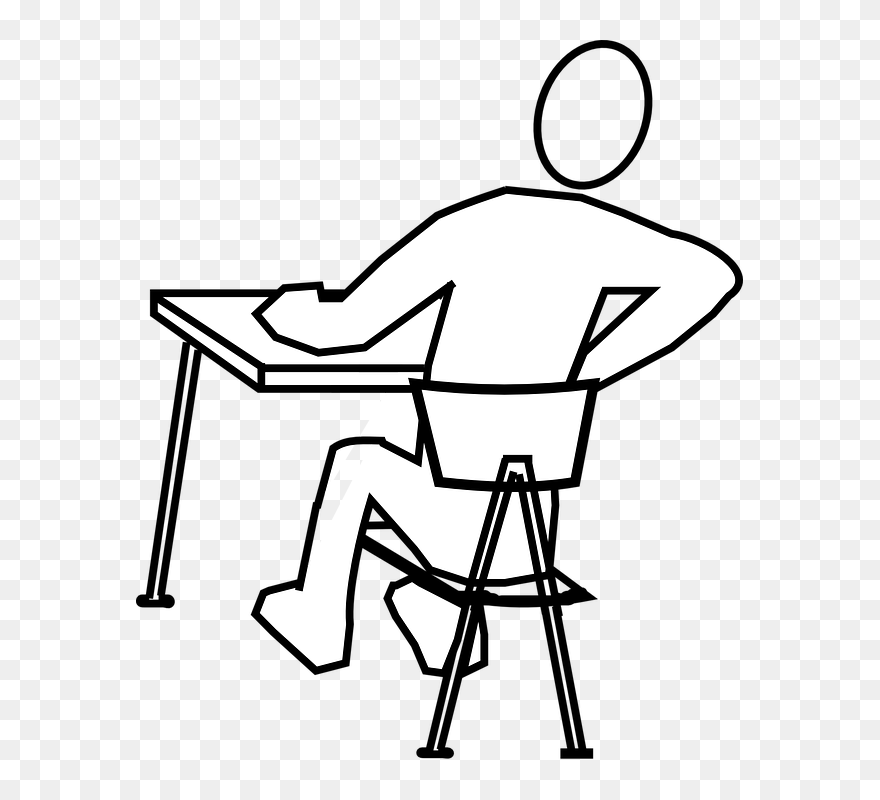 Collection Of Free Nurse Drawing Step By Download On - Draw A Person Sitting Clipart