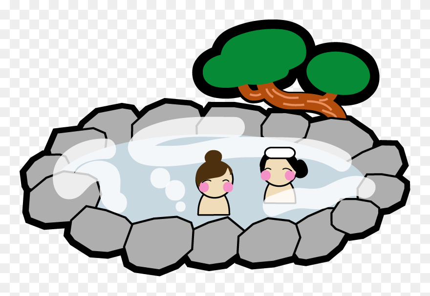 Japanese Inns At Hot-spring Resorts In Aizu Area - Hot Springs Png Clipart