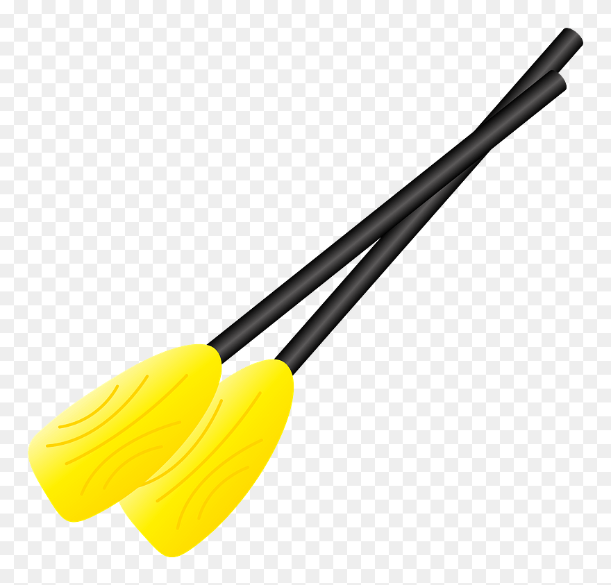 Oar Paddle Clipart - Boat - Png Download