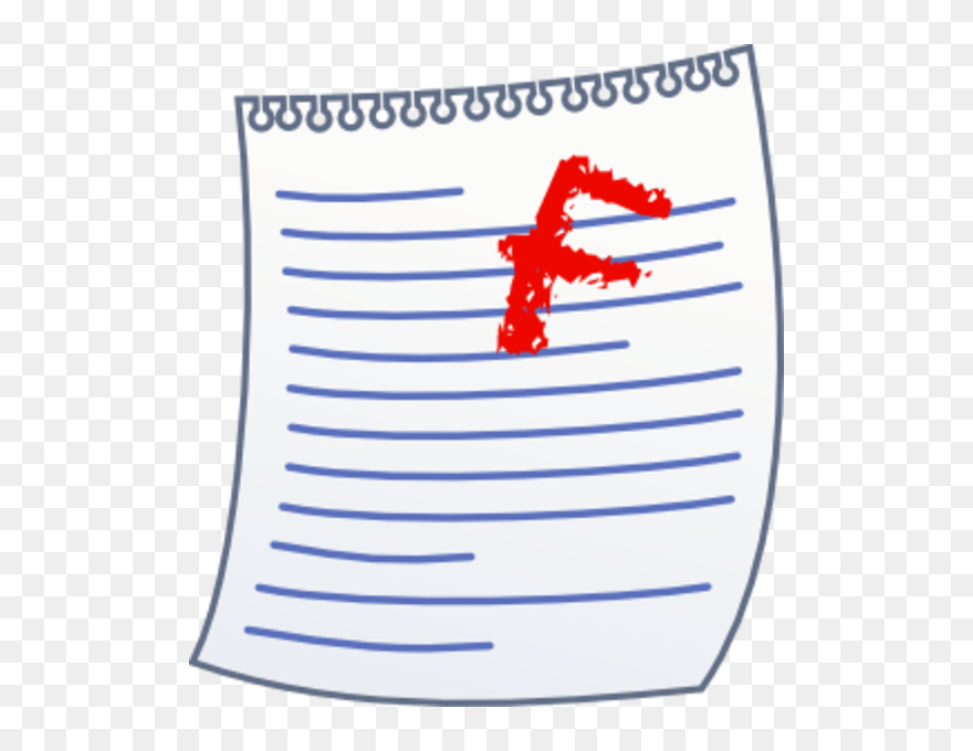 Fail Test Clip Art Cbws - Failed Test Clip Art - Png Download