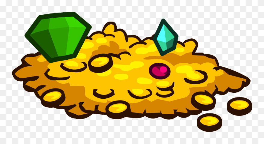 Club Penguin Rewritten Wiki - Club Penguin Gold Furniture Clipart