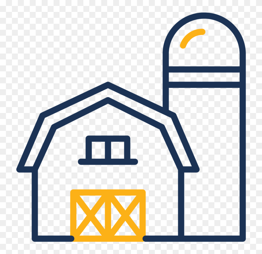 Ferme Grange Dessin Clipart