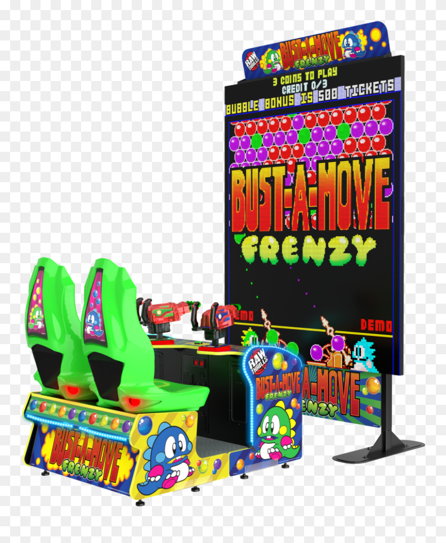 Bust A Move Frenzy Arcade Clipart