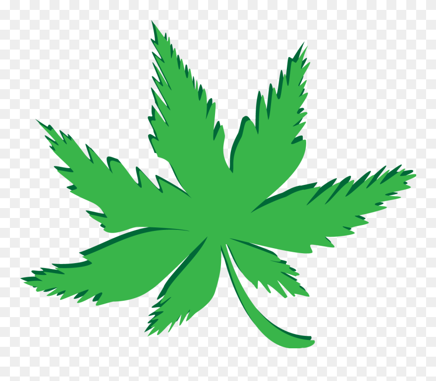 Weed Leaf, Lexan Softlite Polycarbonate And Growing - Stiker Kaos Daun Ganja Clipart