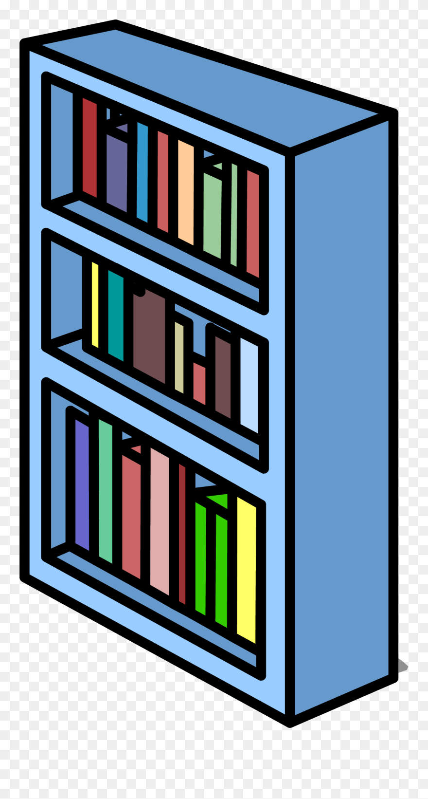 Image - Bookshelf Clipart Png Transparent Png
