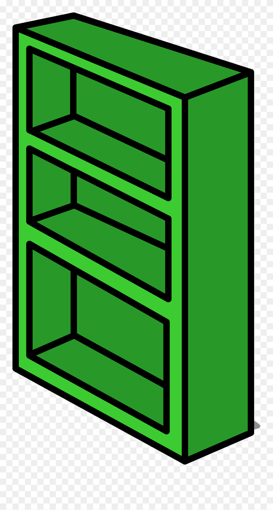 Club Penguin Rewritten Wiki - Bookshelf Clipart Png Transparent Png