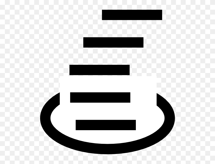 Simbolo De Volcan En Un Mapa Clipart