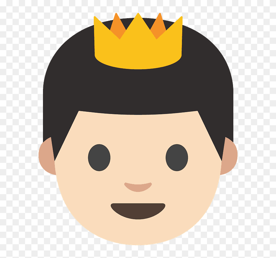 Prince Emoji Clipart - Human Google Emoji - Png Download