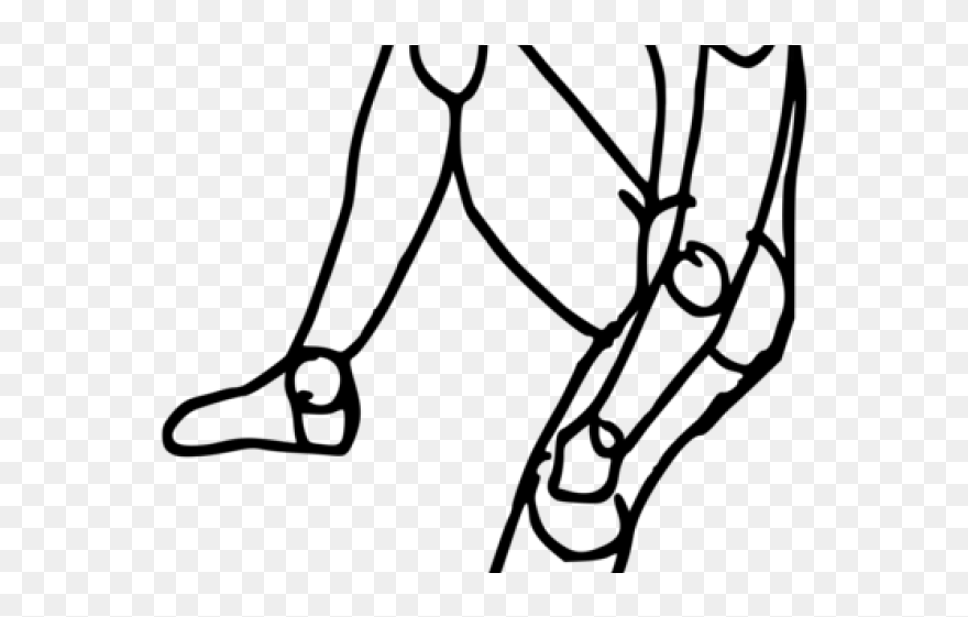 Human Figure Clipart - Sitting Human Figure - Png Download