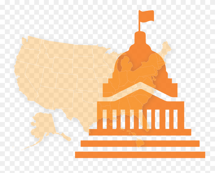 Transparent Washington Dc Clipart - Government And Public Sector Icon - Png Download