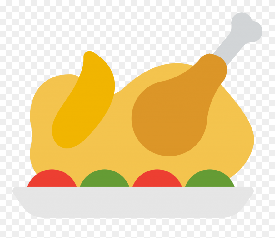 Turkey Dinner Vector Clipart - Turkey Dinner Vector Png Transparent Png