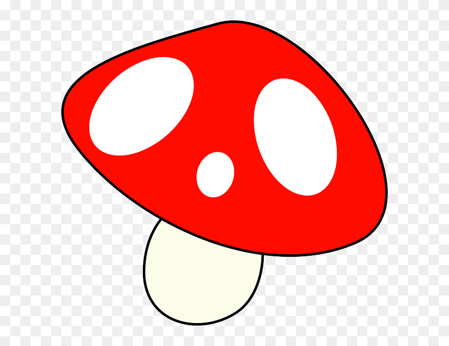 Red, House, Plants, Mushroom, Toadstool, Steele - Fungi Clipart - Png Download