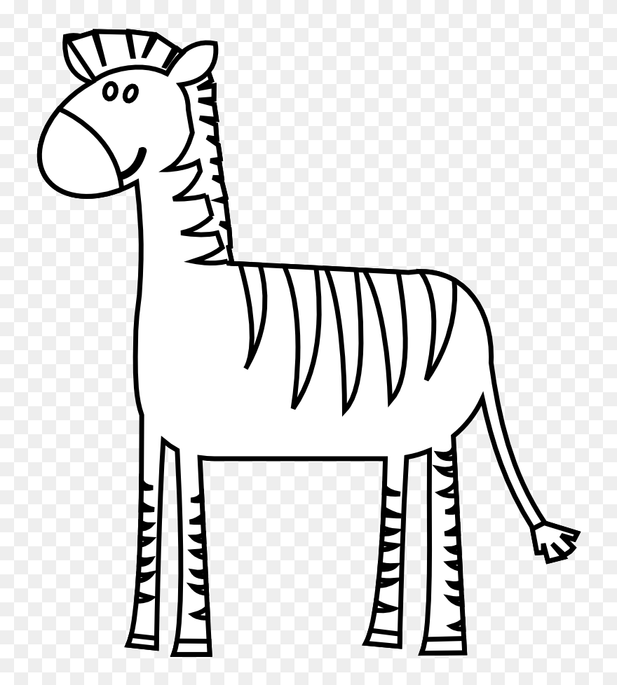Transparent Zebra Clipart Png - Zebra Clipart Black And White